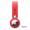 Apple AirTag Leather Loop, Red, Water Resistant, AirTag Sold Seperately