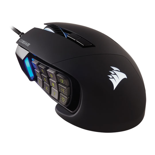 Corsair Scimitar Elite Optical MOBA/MMO RGB Gaming Mouse