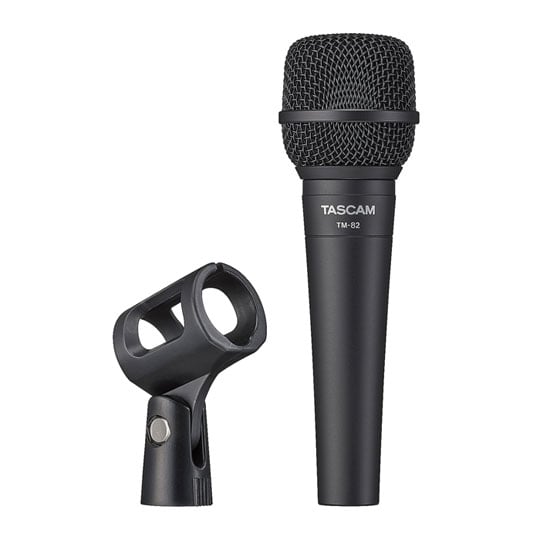 Tascam TM-82 Dynamic Microphone for Vocals and Instruments 3pin XLR