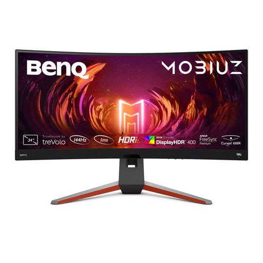 BenQ Mobiuz 34" EX3410R WQHD 144Hz Curved FreeSync Premium Pro HDR Gaming Monitor