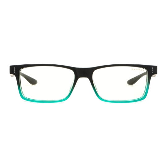 GUNNAR Optiks Cruz Anti Blue/UV Computer Glasses Onyx Teal, Clear Tint Unisex