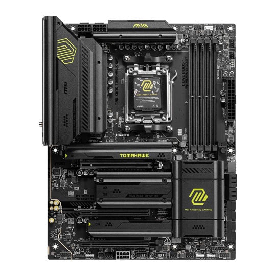Refurbished MSI MAG X870 Tomahawk WiFi AM5 DDR5 PCIe 5.0 ATX Motherboard