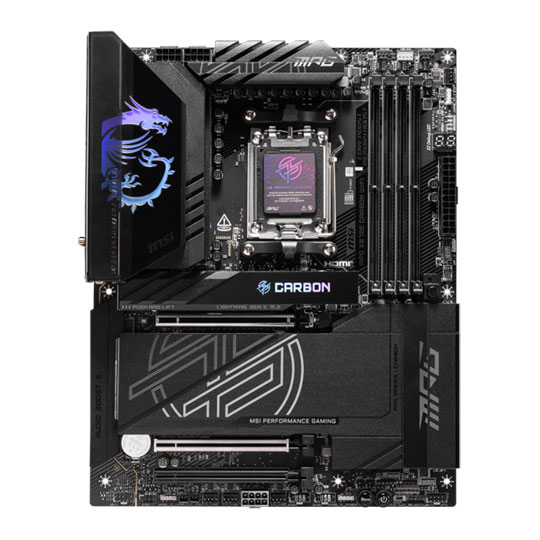AMD Ryzen 9 9950X3D OEM Processor + MSI MPG X870E Carbon WiFi Motherboard Bundle