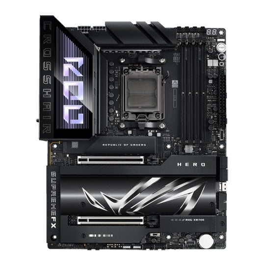 AMD Ryzen 9 9950X3D OEM Processor + ASUS ROG Crosshair X870E Hero Motherboard Bundle
