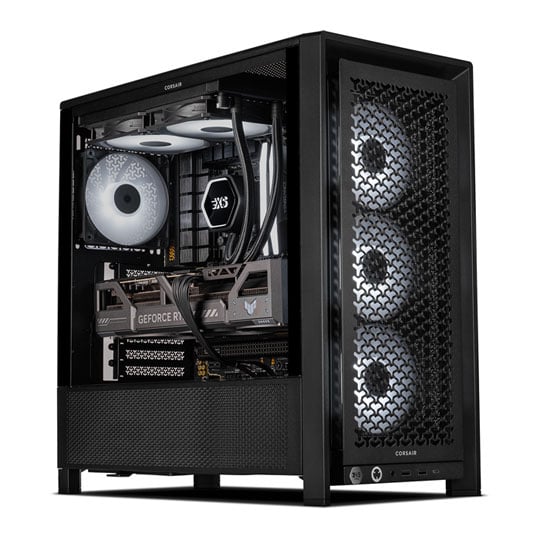 Gaming PC with NVIDIA RTX 5060 Ti 8GB and AMD Ryzen 5 9600X